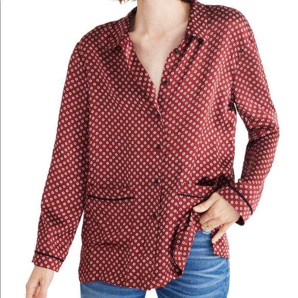 Madewell Tops - Madewell silk shirt